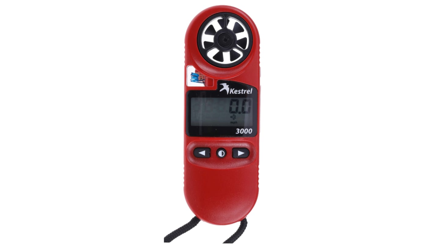 Kestrel KESTREL 3000 Anemometer bis 40m/s, 0.1m/s versch.Messparam., Typ Flügelrad