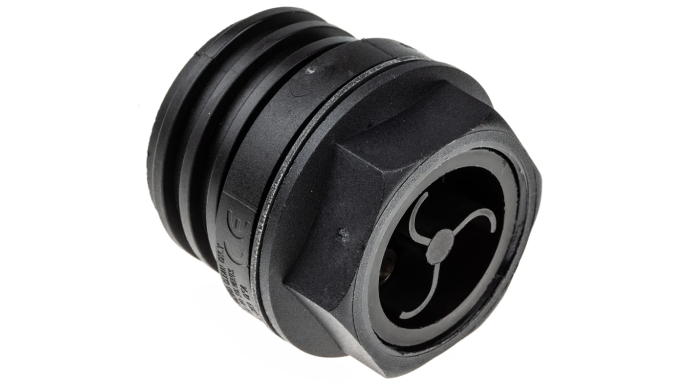 Bulgin Circular Connector, 3 Contacts, Panel Mount, Plug, Male, IP68, Buccaneer 900 Series