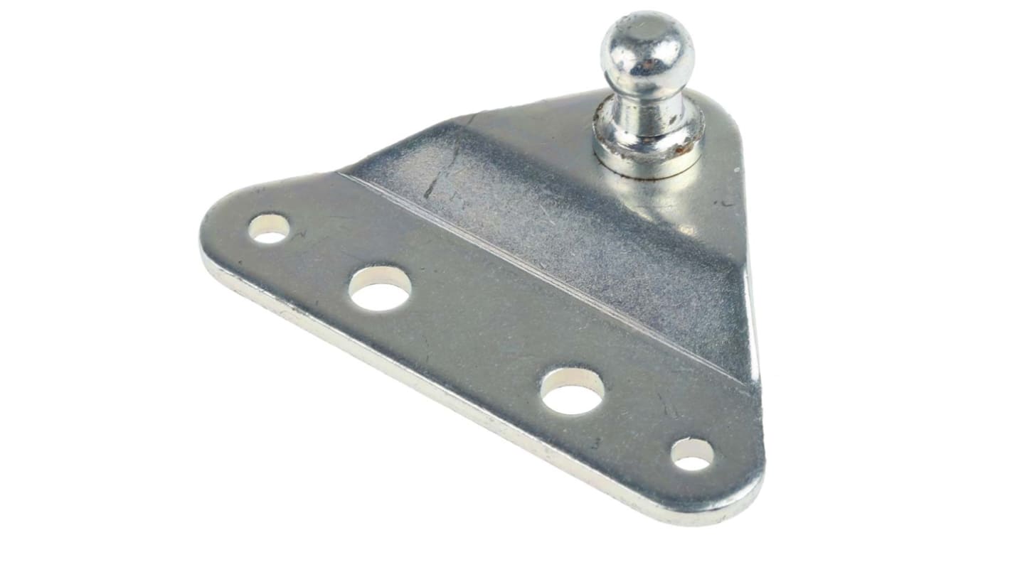 RS PRO Montagehalterung Stahl Flach, 70mm x 48mm, M8 x 1,25