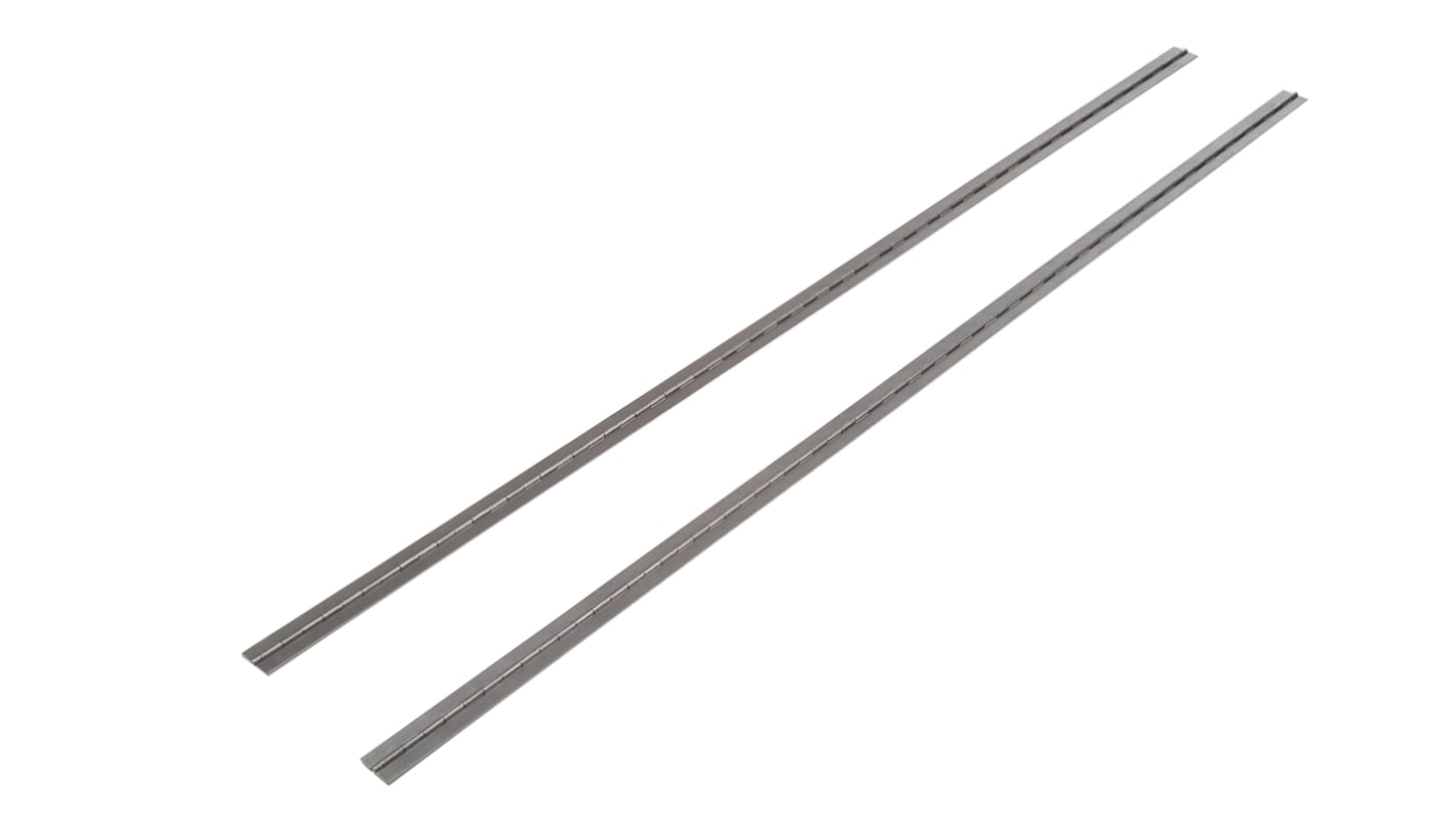 Pinet Frit svingende Pianohængsel Stål, 1020mm x 25mm x 0.8mm