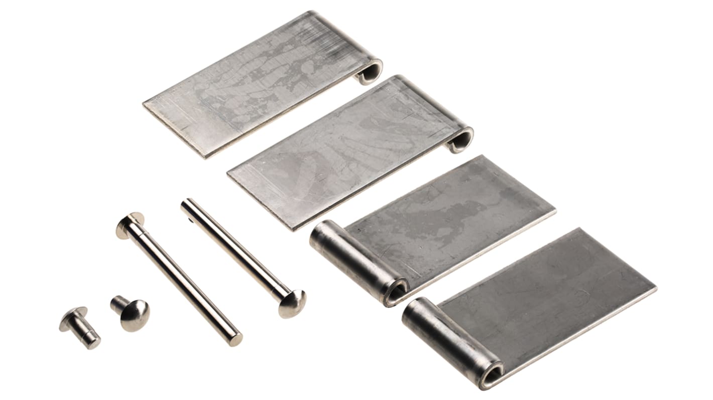 Pinet Stainless Steel Flag Hinge with a Lift-off Pin, 80mm x 40mm x 3mm