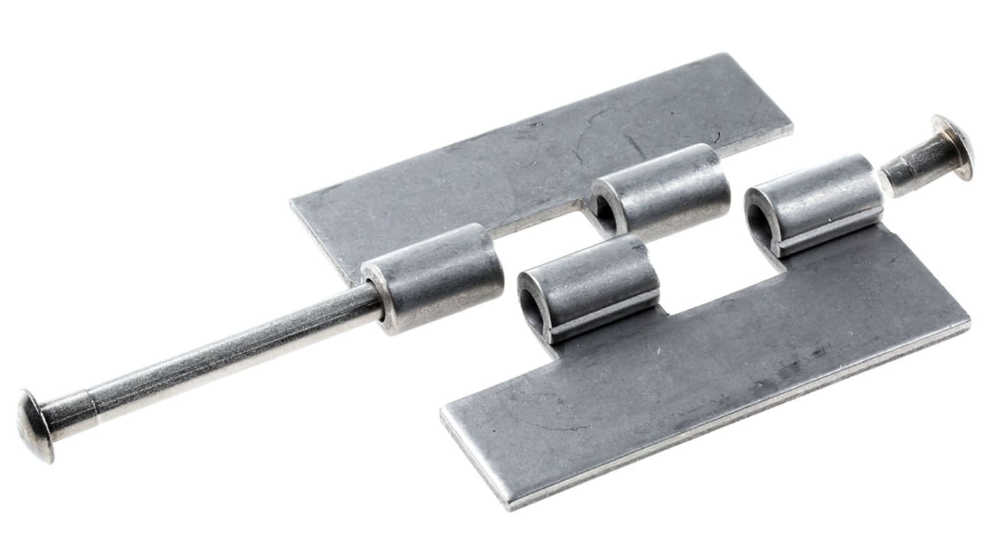 Pinet Frit svingende Kanthængsel Rustfrit stål, 80mm x 30mm x 3mm