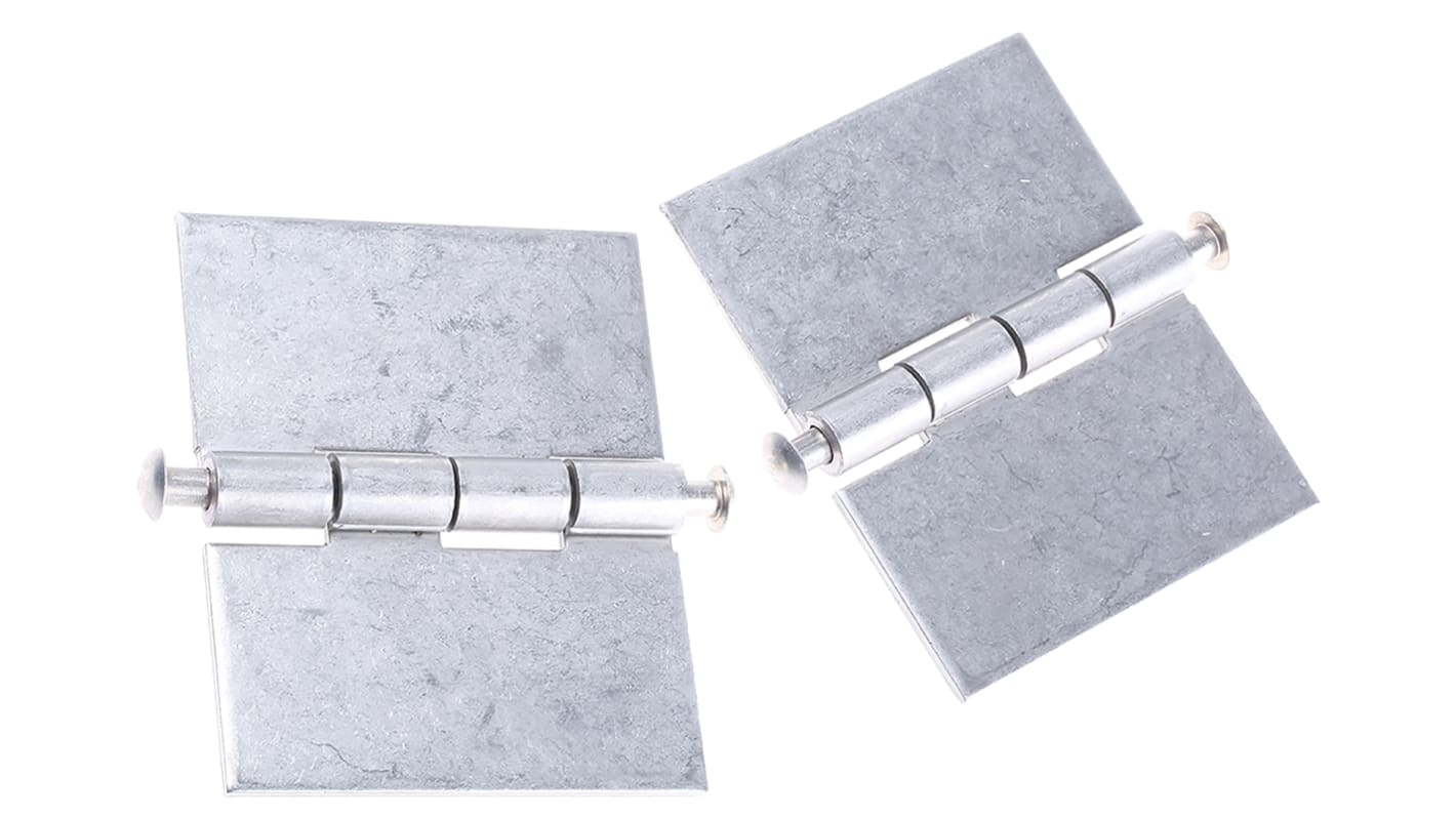 Pinet Stainless Steel Butt Hinge, 80mm x 50mm x 3mm