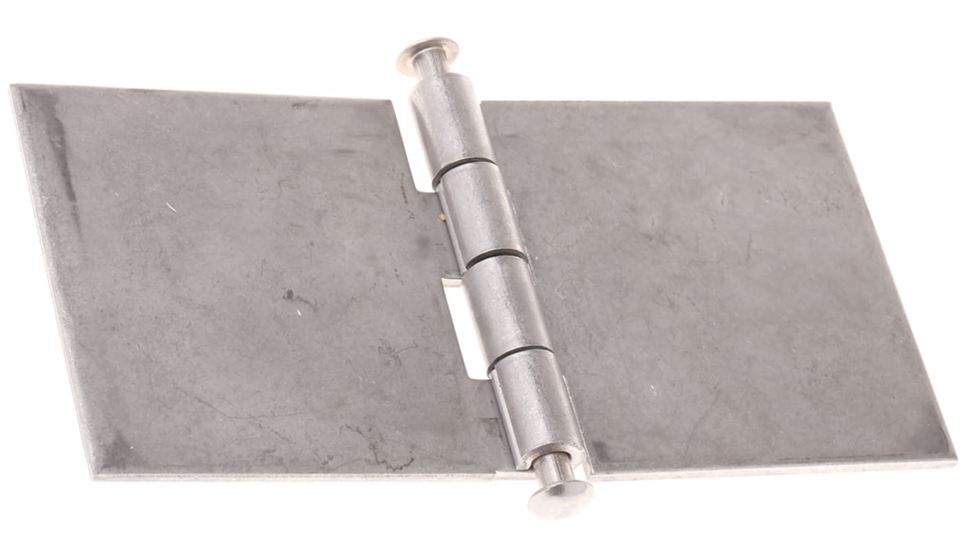 Charnière universelle en inox, 80mm x 80mm x 3mm