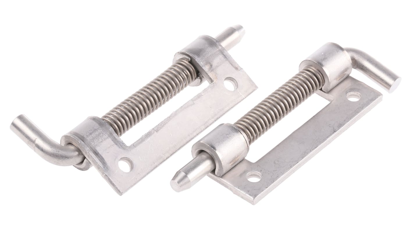 Pinet Stainless Steel Latch Hinge, Bolt-on Fixing, 82mm x 18.2mm x 3mm
