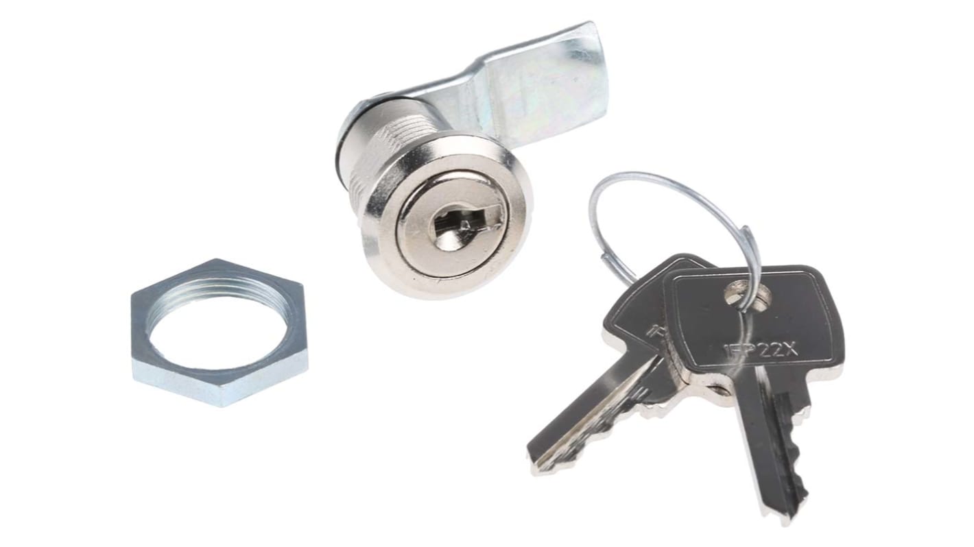 Serratura a camma con Chiave Euro-Locks a Lowe & Fletcher group Company, foro 16.3 x 14.1mm
