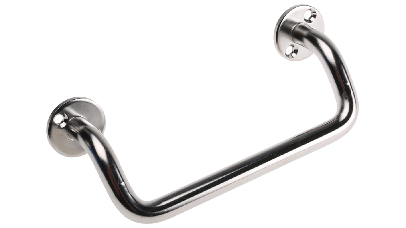 Tirador ROCA de Acero inoxidable, 138mm x 48 mm x 12mm