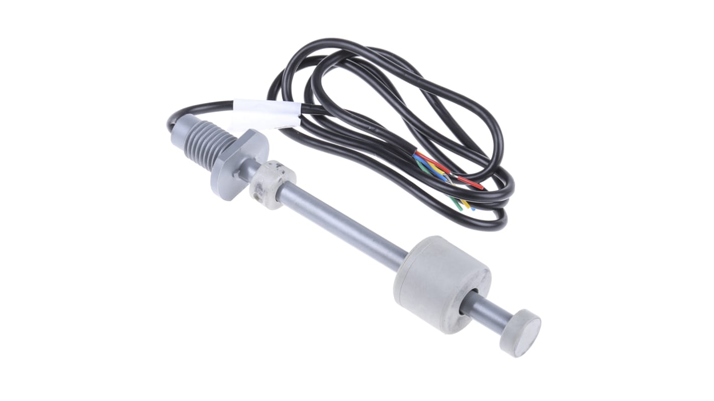 Sensata Cynergy3 PPS浮球开关, 垂直安装, 直接装入, 最大直流120V, 最高+85°C, 线长1m, RSF66系列