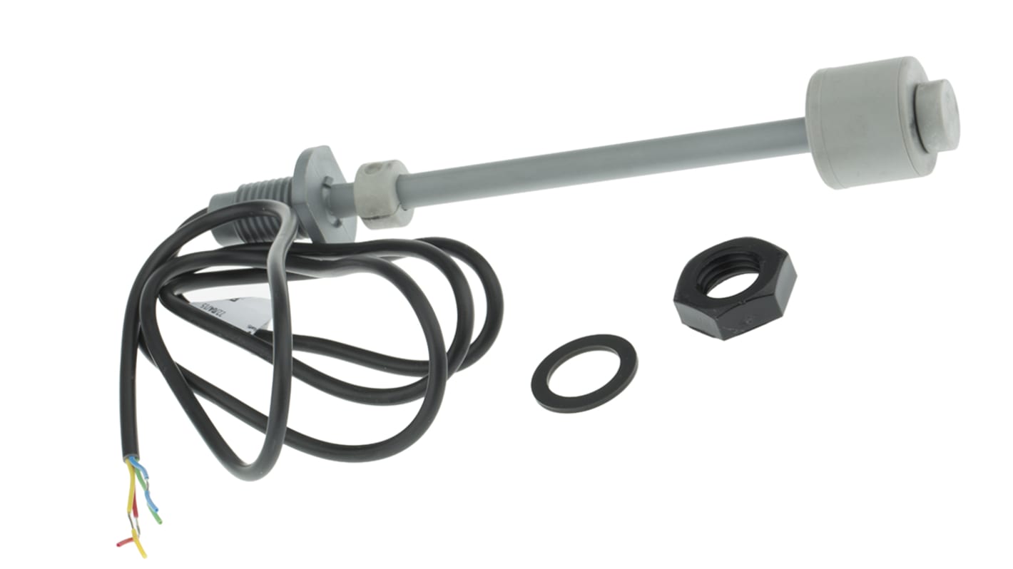 Sensata Cynergy3 PPS浮球开关, 垂直安装, 直接装入, 最大直流120V, 最高+85°C, 线长1m, RSF66系列