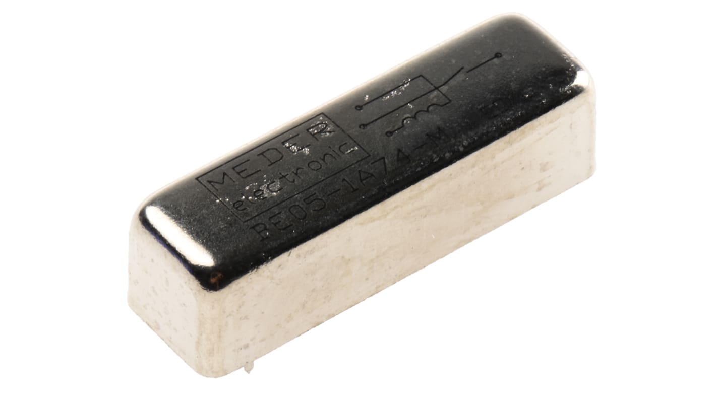 BE05-1A74-M | Meder リードリレー, 5V dc, SPST, 1 A, 基板実装