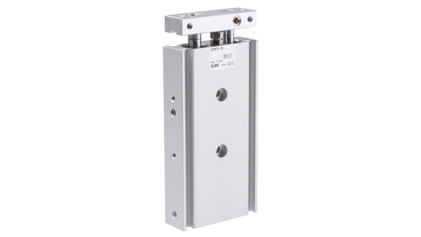 SMC Pneumatic Guided Cylinder - 15mm Bore, 50mm Stroke, CXSM Series