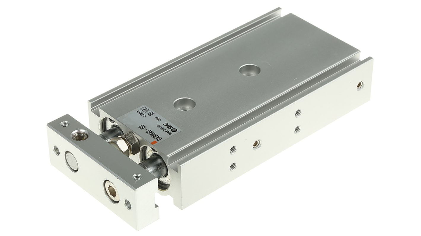 SMC Pneumatic Guided Cylinder - 20mm Bore, 50mm Stroke, CXSM Series