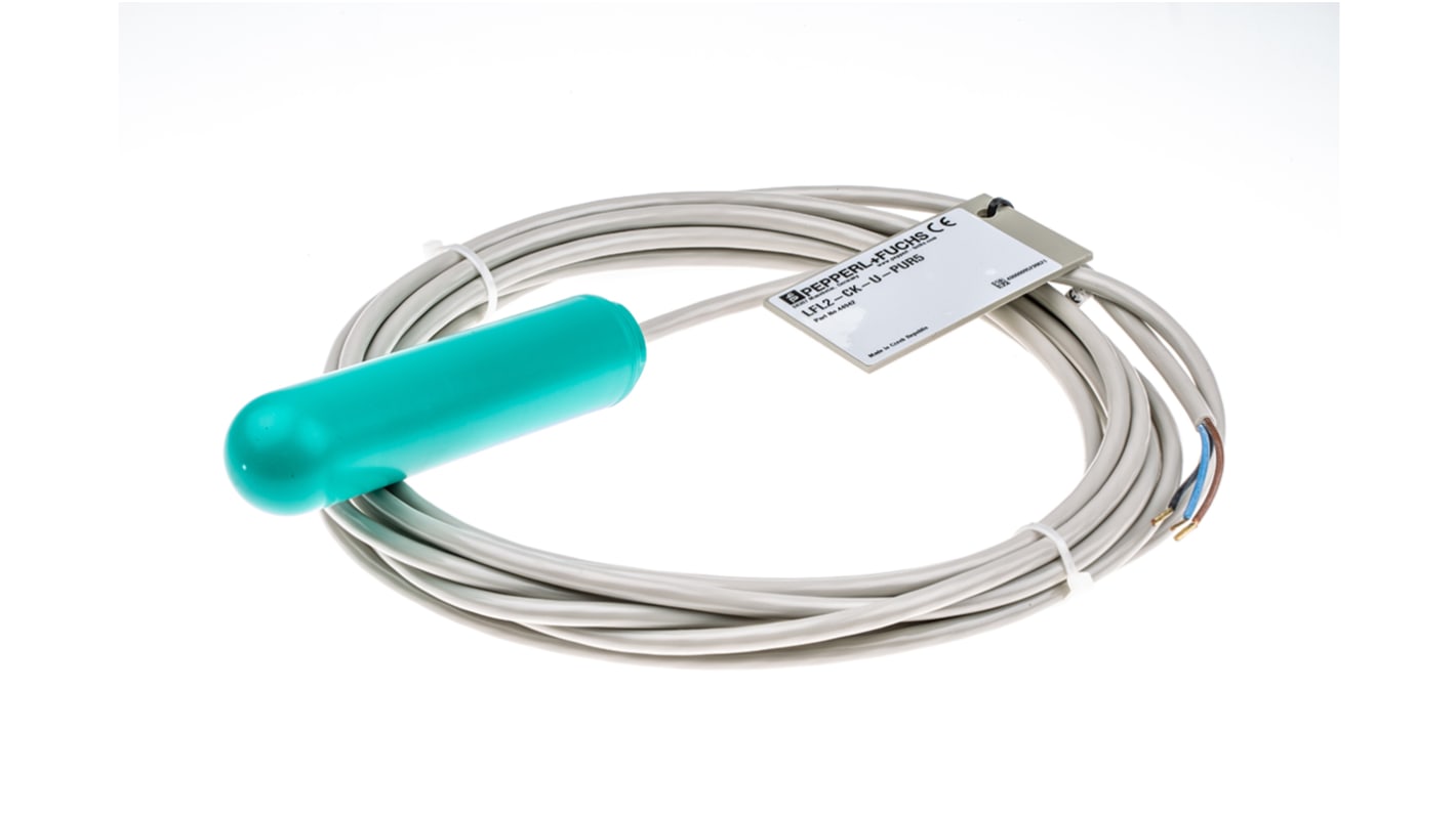 Pepperl + Fuchs PP浮球开关, 水平安装, 直接装入, 最高+70°C, 线长5m
