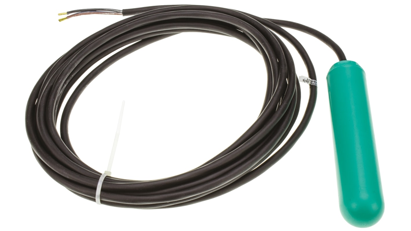 Pepperl + Fuchs PP浮球开关, 水平安装, 直接装入, 最高+90°C, 线长5m