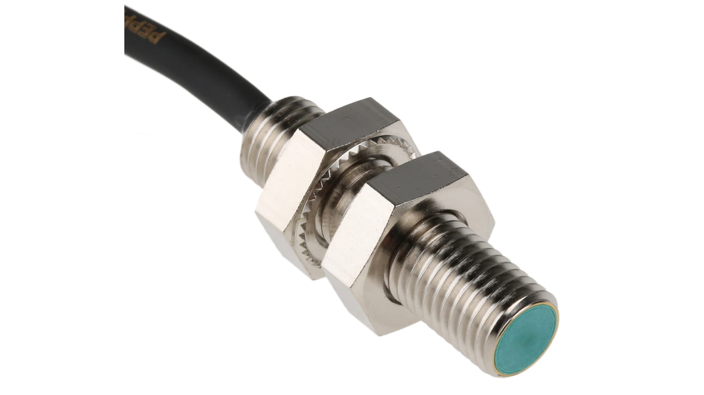 Rs-Online Sensore di prossimità Cilindro filettato Pepperl + Fuchs M8 rilevamento 2 mm 10 → 30 V c.c