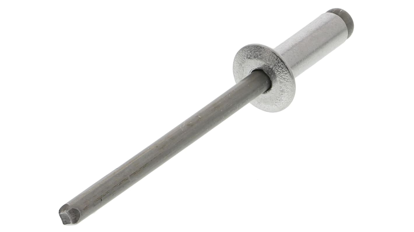 POP Φ3mm 铝抽芯铆钉, 9.8mm长, 可插入4.8mm材料