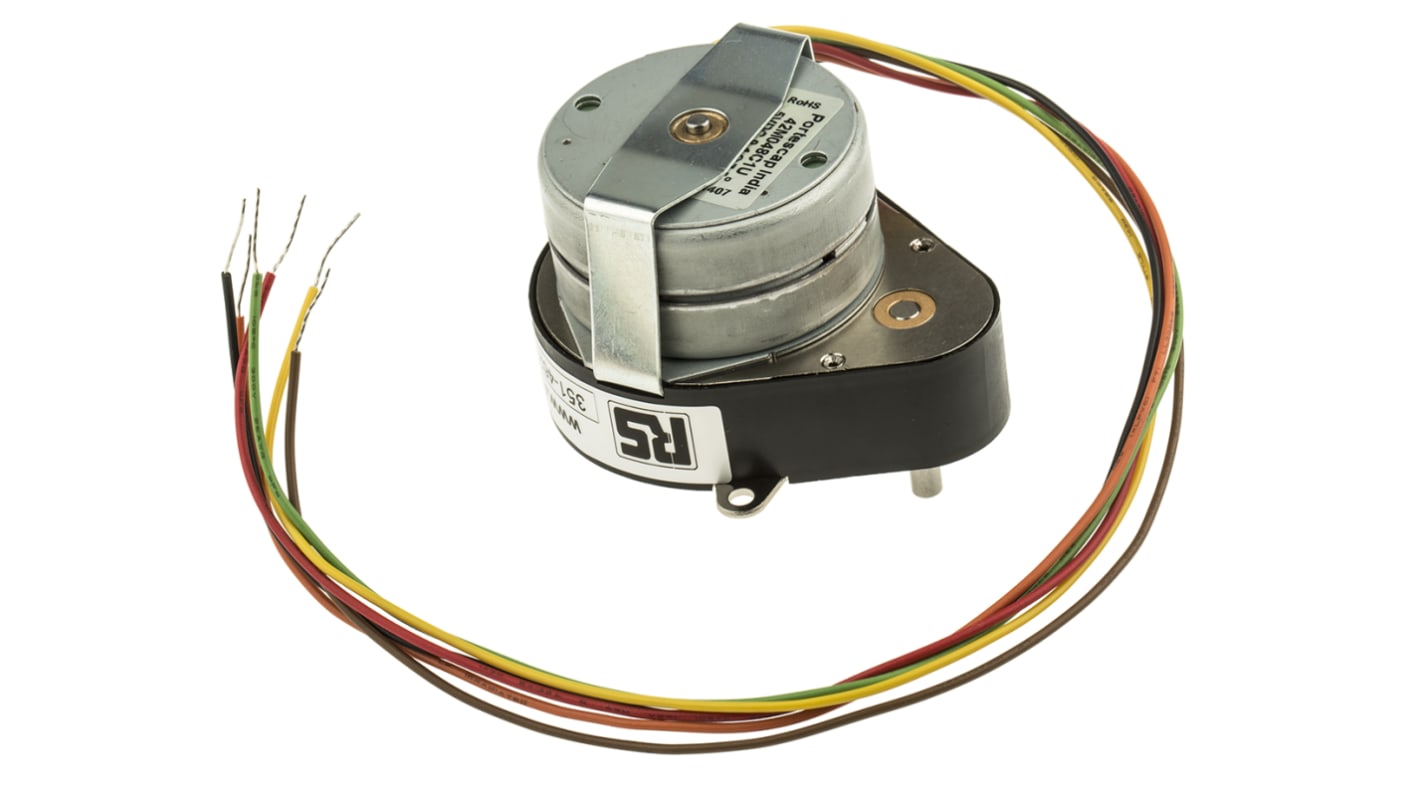 McLennan Servo Supplies Permanent Magnet Stepper Motor, 1.0Nm Torque, 5 V, 7.5°, 4mm Shaft