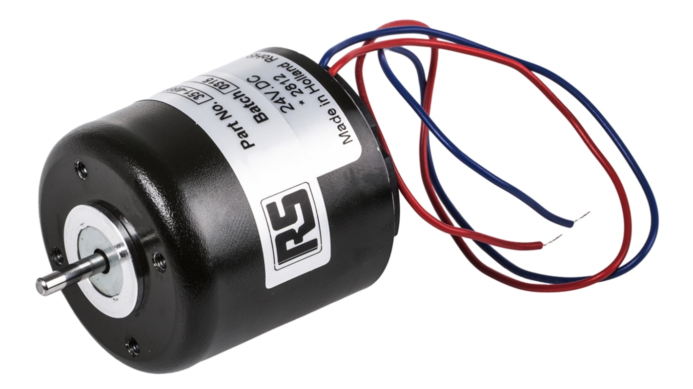McLennan Servo Supplies 24 V 12 W Servo Motor, 4000 rpm, 13.5 Ncm Max Output Torque, 3mm Shaft Diameter
