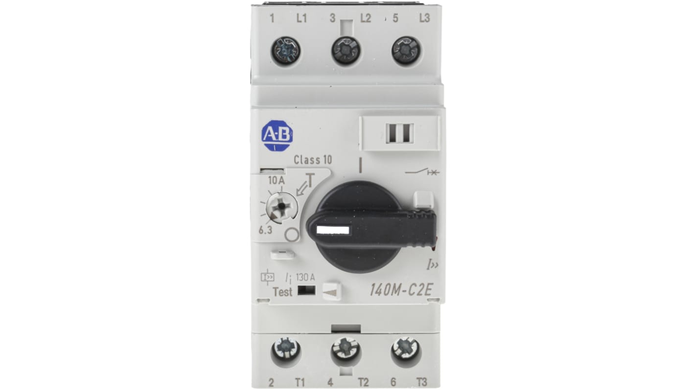 Allen Bradley 6.3 → 10 A 140M Motor Protection Circuit Breaker, 480 V