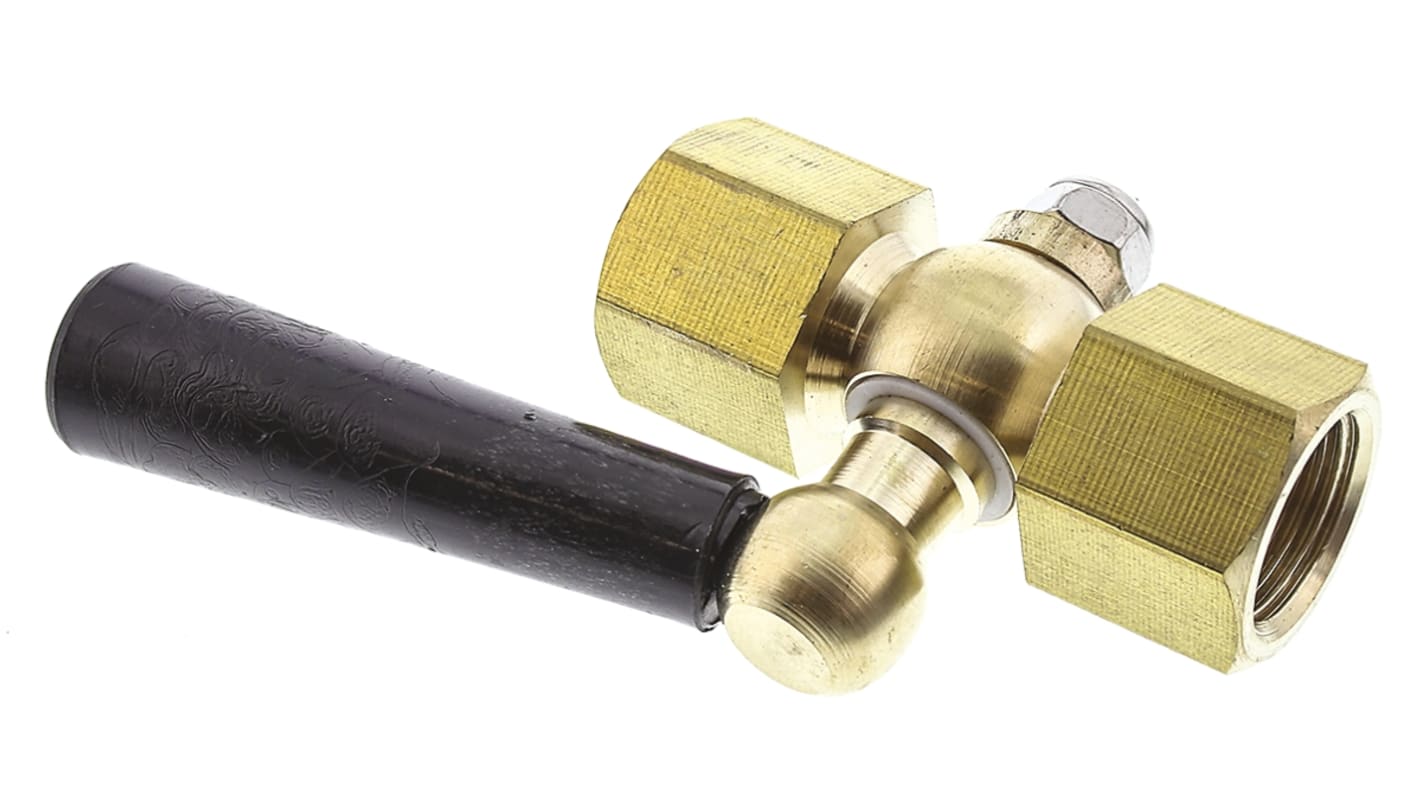 RS PRO Pressure Gauge Cock 3/8 in BSP Female 3/8 in BSP Female