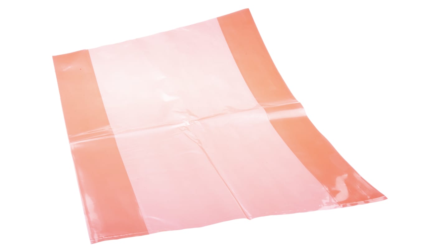 Sacchetto antistatico RS PRO 630mm x 460mm x 0.075mm, col. Rosa, 20 pz.