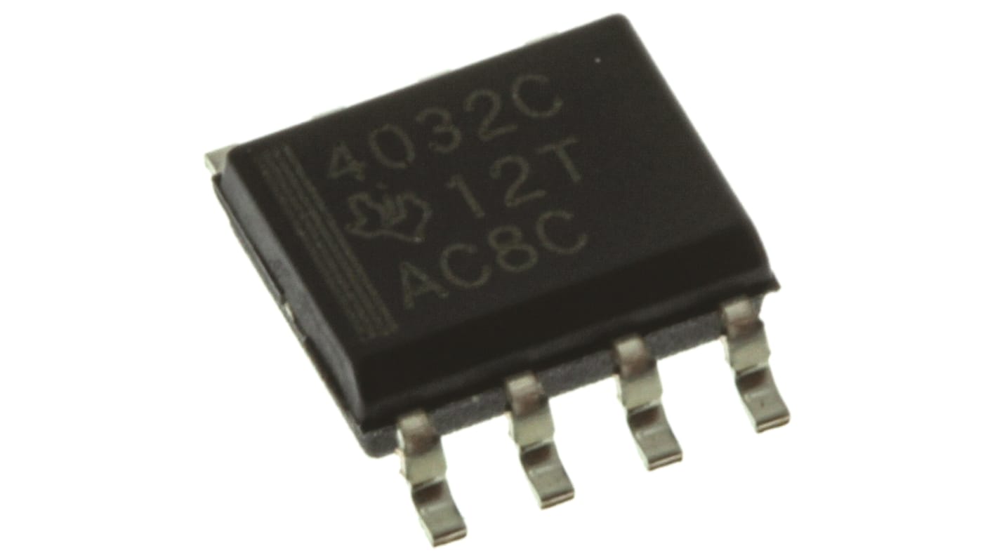 THS4032CD Texas Instruments, Op Amp, 120MHz, 10 → 28 V, 8-Pin SOIC