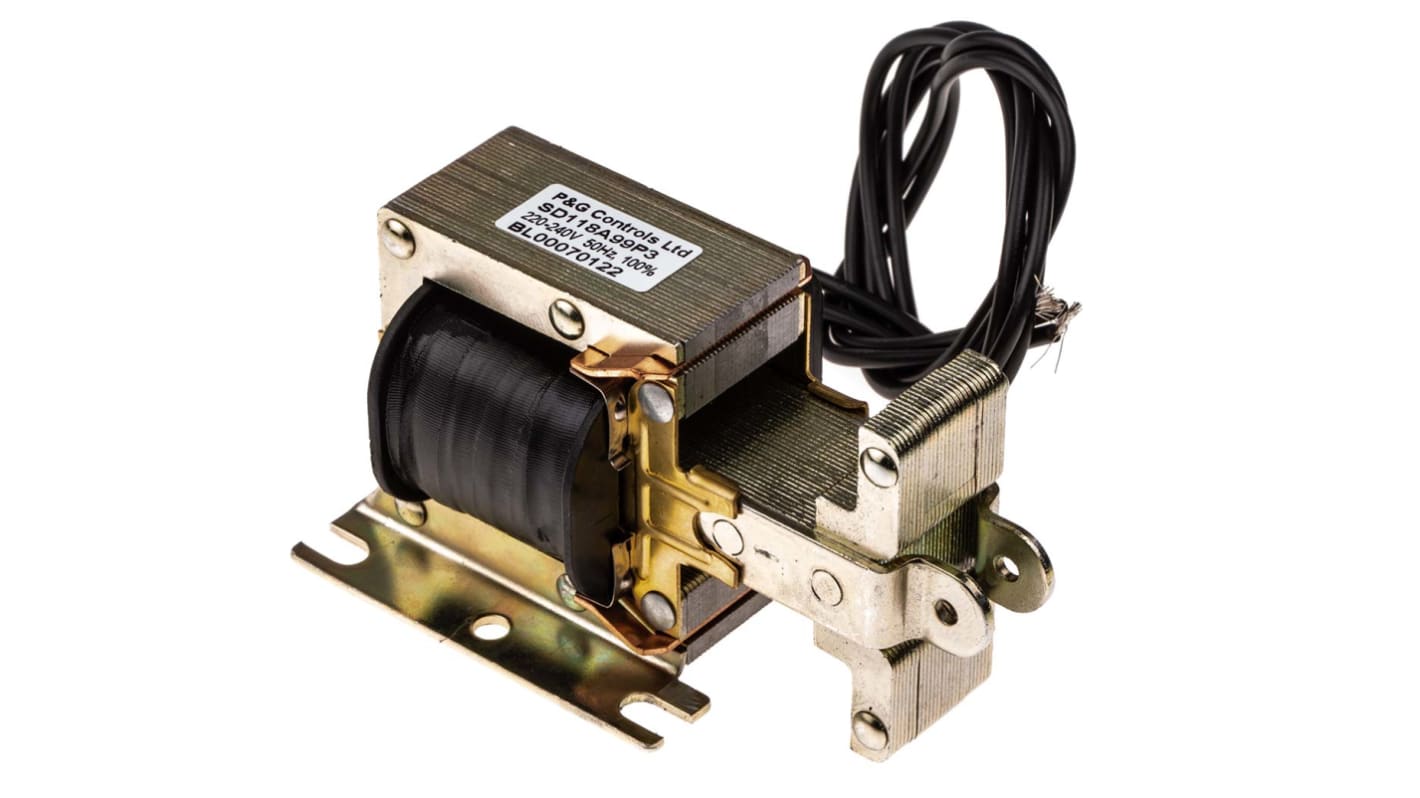 Mechetronics Linear Solenoid, 240 V ac, 50.8 x 52.2 x 36.7 mm