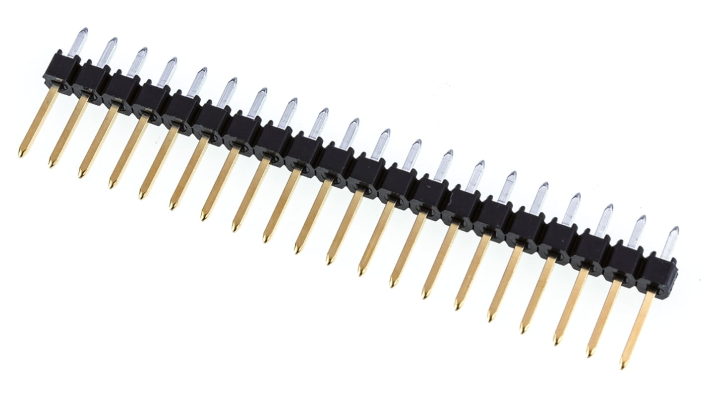Molex ピンヘッダ 20極 2.54mm 1列 90120-0780