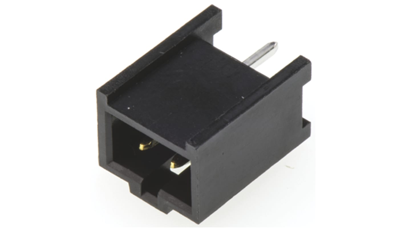 Molex C-Grid III Series Straight Through Hole PCB Header, 2 Contact(s), 2.54mm Pitch, 1 Row(s), Shrouded