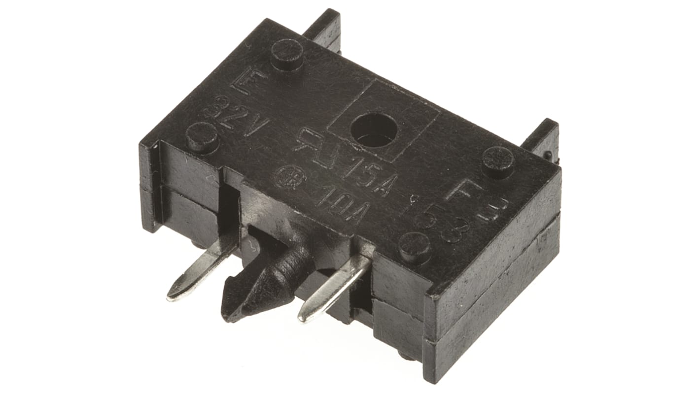 Littelfuse 15A PCB Mount Fuse Holder, 32V dc