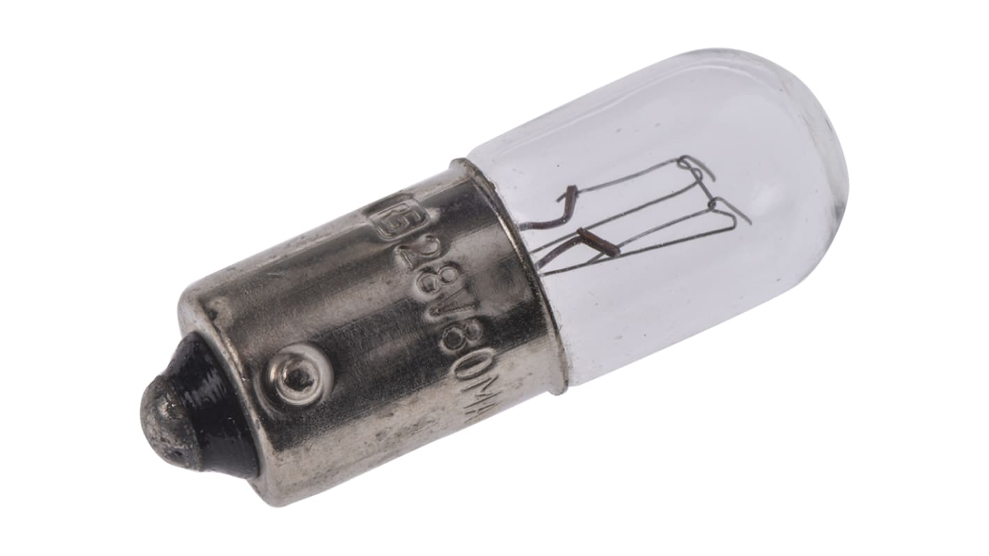 RS PRO Anzeigelampe 28 V, BA9s Sockel Ø 10mm x T10