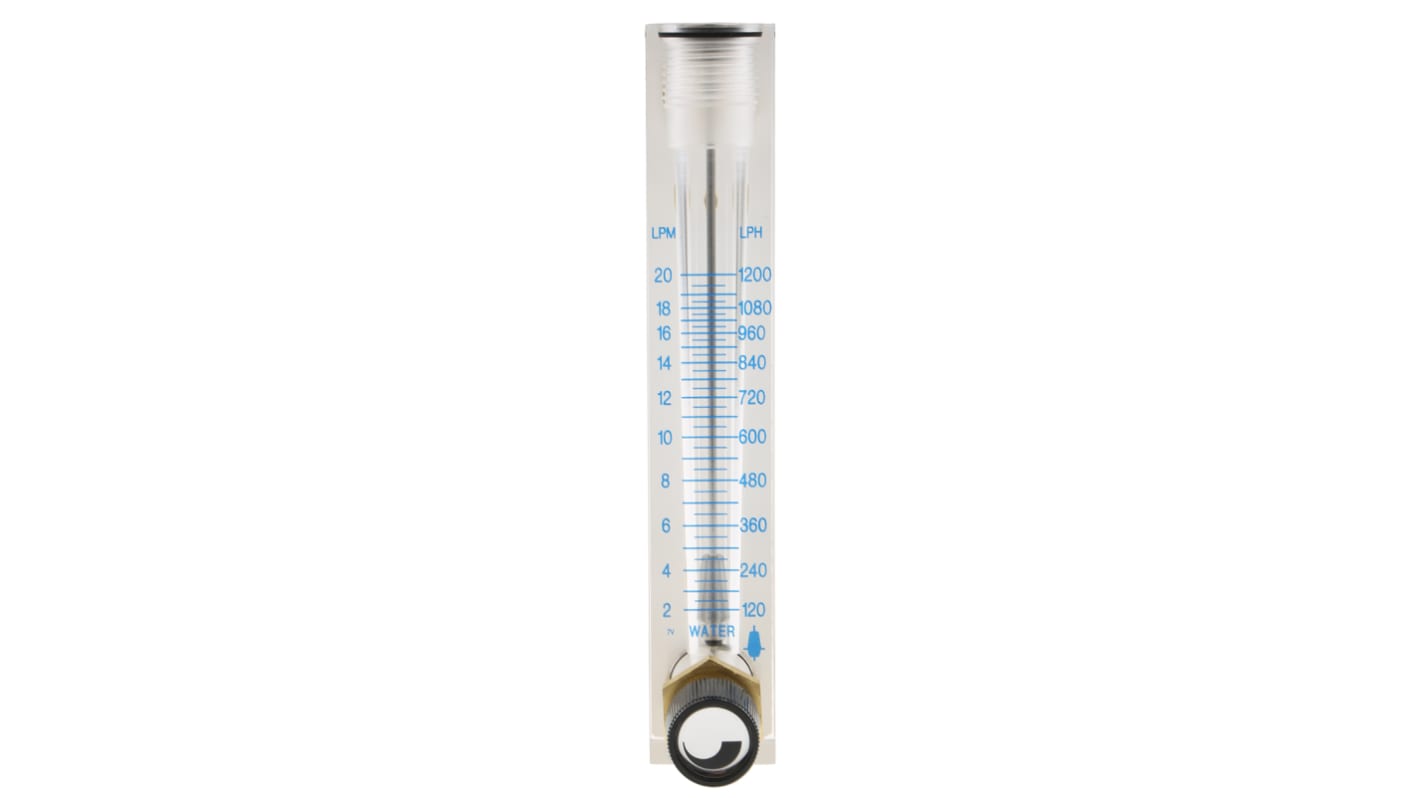 Rs-Online Flussometro Key Instruments per Liquidi flusso 1 5 l/min → 20 l/min
