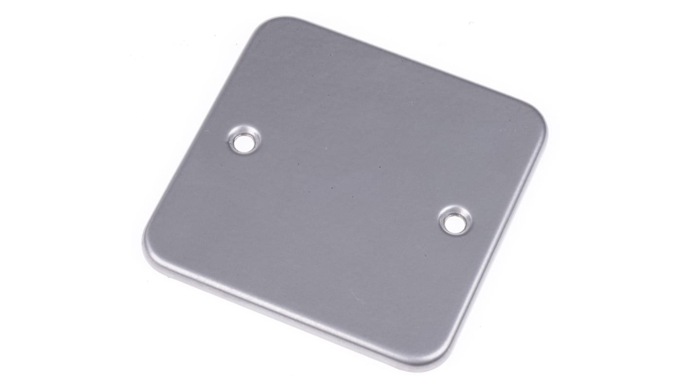 RS PRO Grey 1 Gang Blanking Plate