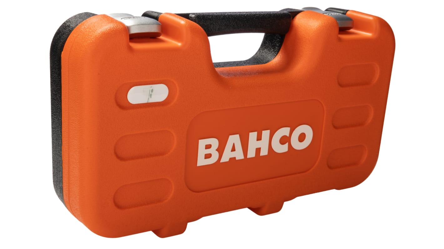 Bahco 16-Piece Metric 1/4 in Standard Socket Set with Ratchet, 6 point