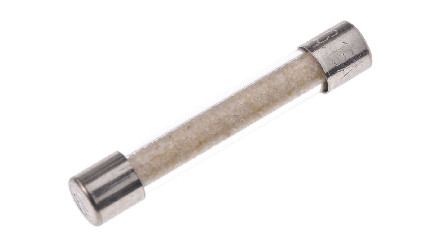 Fusibile a cartuccia SIBA 171530, 3.15A, Ø 5 x 30mm, F, 500V ca