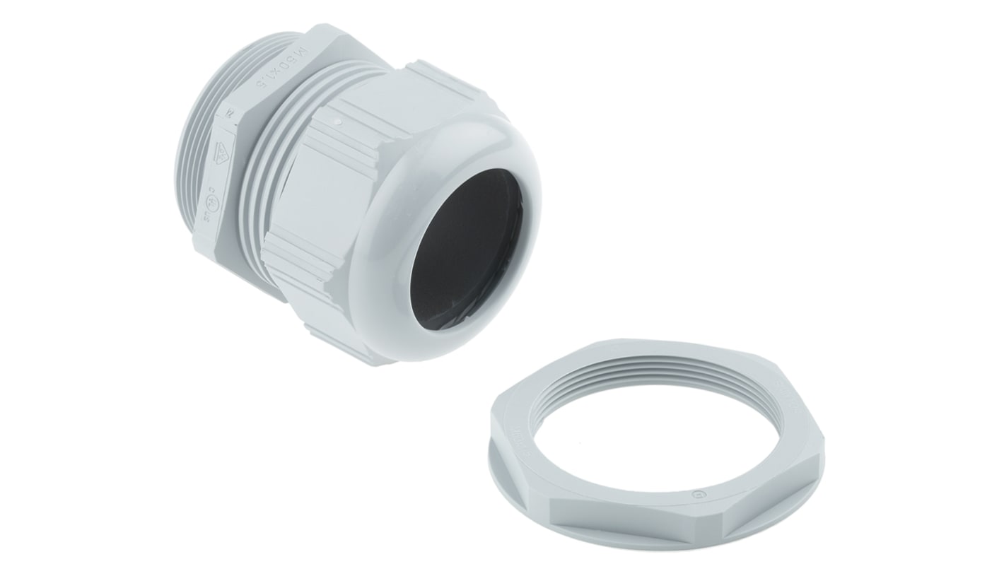 Lapp SKINTOP Series Grey Polyamide Cable Gland, M50 Thread, 27mm min., 34mm max., IP66, IP68, IP69K