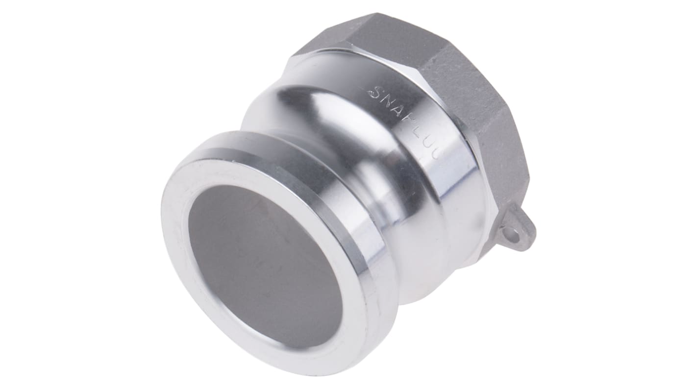 RS PRO Hose Connector, Straight Cam & Groove Adaptor, BSP 2in 2in ID, 17 bar