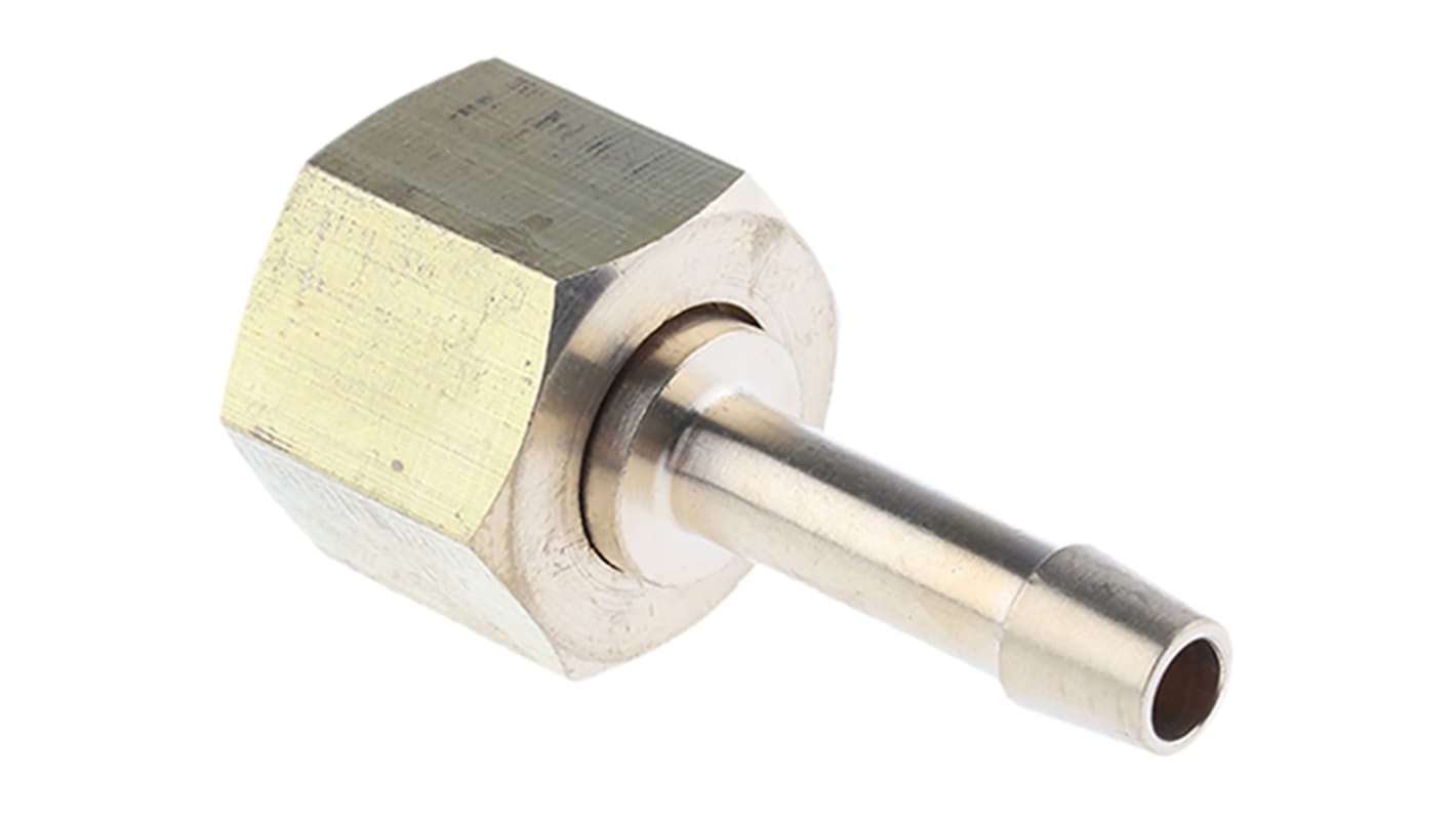 RS PRO Hose Connector Hose Tail Adaptor, BSP 3/8in 1/4in ID