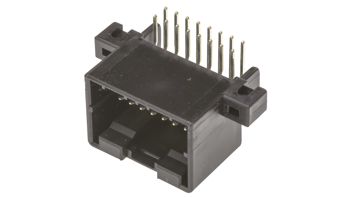 TE Connectivity, MULTILOCK 040 Female Connector Housing, 2.5mm Pitch, 16 Way, 2 Row Right Angle