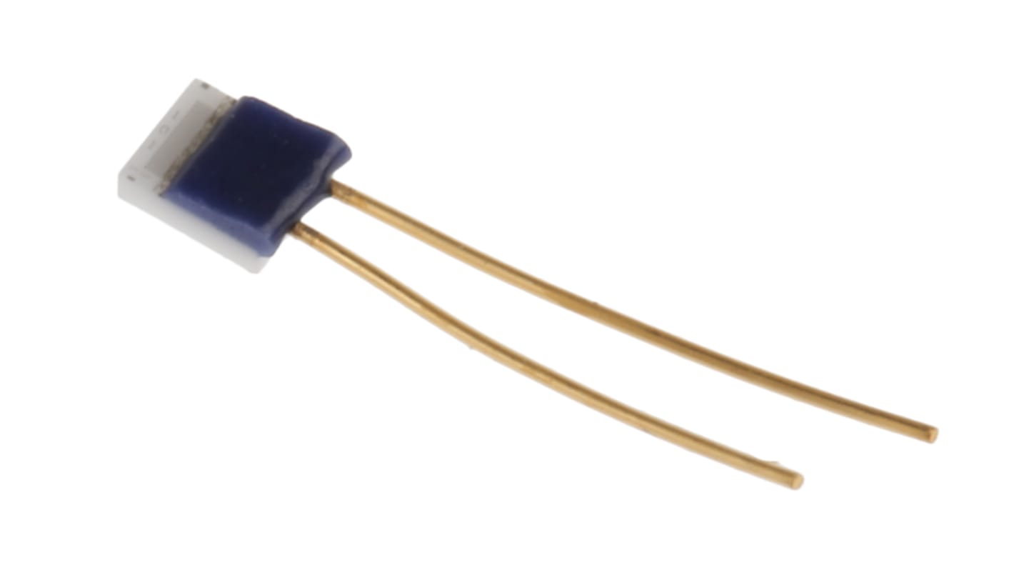 RS PRO PT100 RTD Detector, 2mm Dia, 2.3mm Long, 2 Wire, Chip, Class B +500°C Max