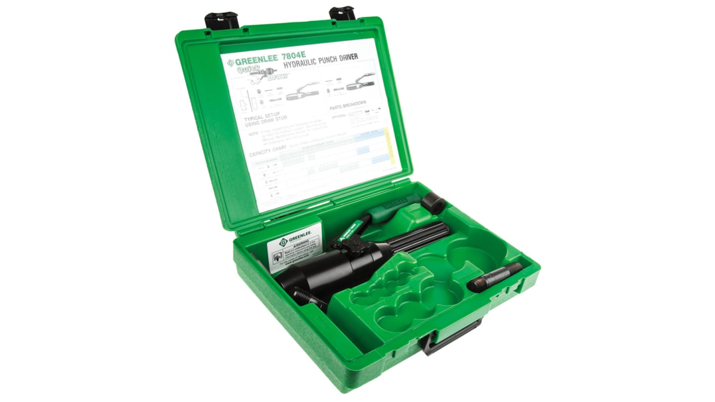 Greenlee Presse, 7.1t, Hydrayulic-Stanztreiber, Quick Draw™ 7804E