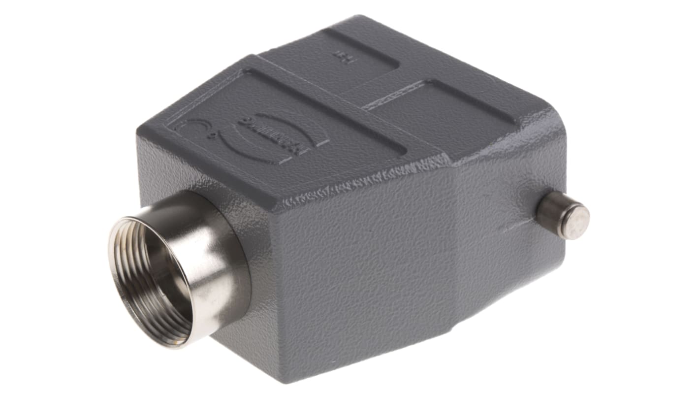 HARTING Han B Heavy Duty Power Connector Hood, Side Entry