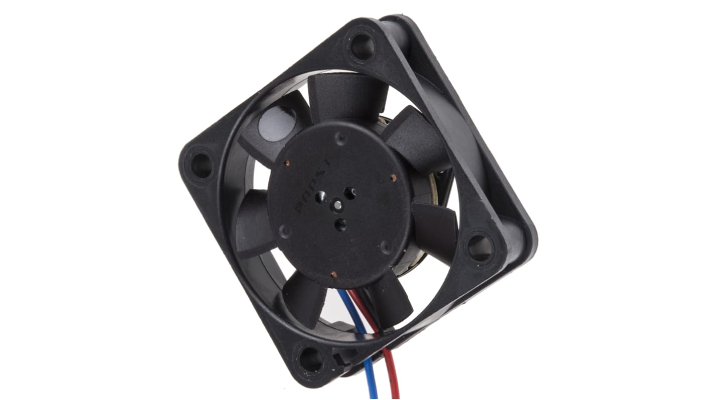 ebm-papst 400 F Series Axial Fan, 5 V dc, DC Operation, 8m³/h, 700mW, 140μA Max, 40 x 40 x 10mm