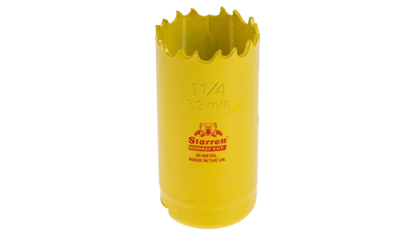 Sega a tazza Starrett in HSS, Ø 32mm, profondità taglio 41mm