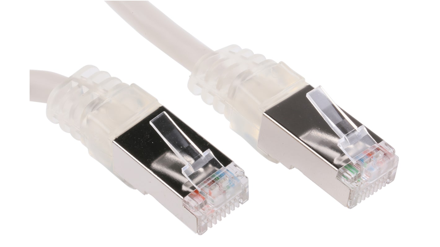 Cable Ethernet Cat5 cruzado F/UTP Decelect de color Gris, long. 5m