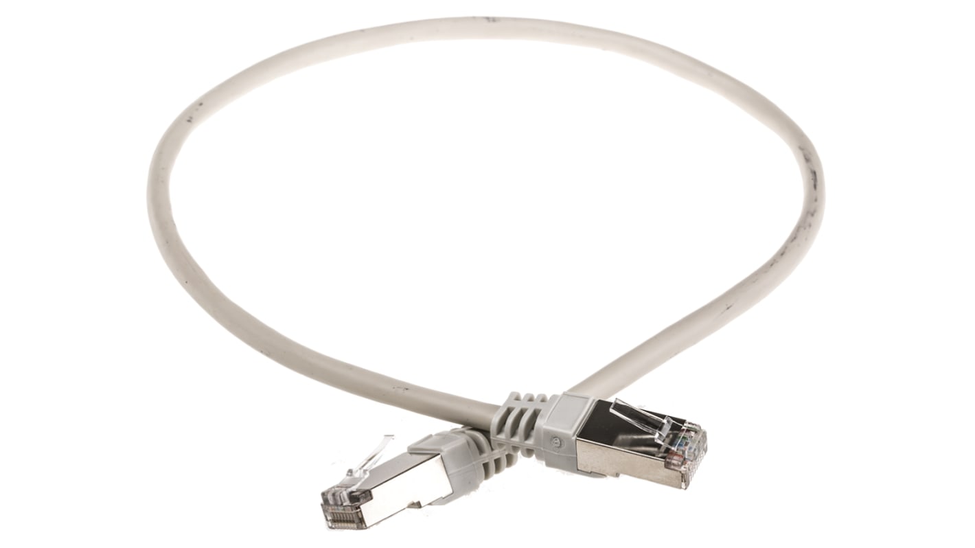 Cable Ethernet Cat5 cruzado F/UTP Decelect de color Gris, long. 10m