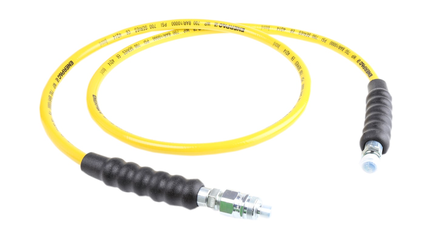 Enerpac 1800mm PU Hydraulic Hose Assembly, 700bar Max Pressure