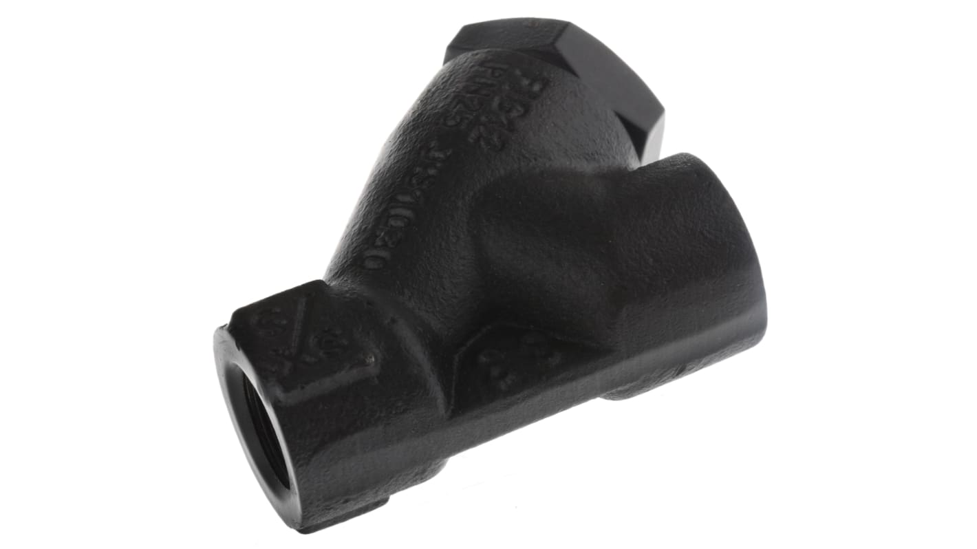 Spirax Sarco 铁滤网 Y型过滤器, 连接尺寸1/2in, 适用于蒸汽