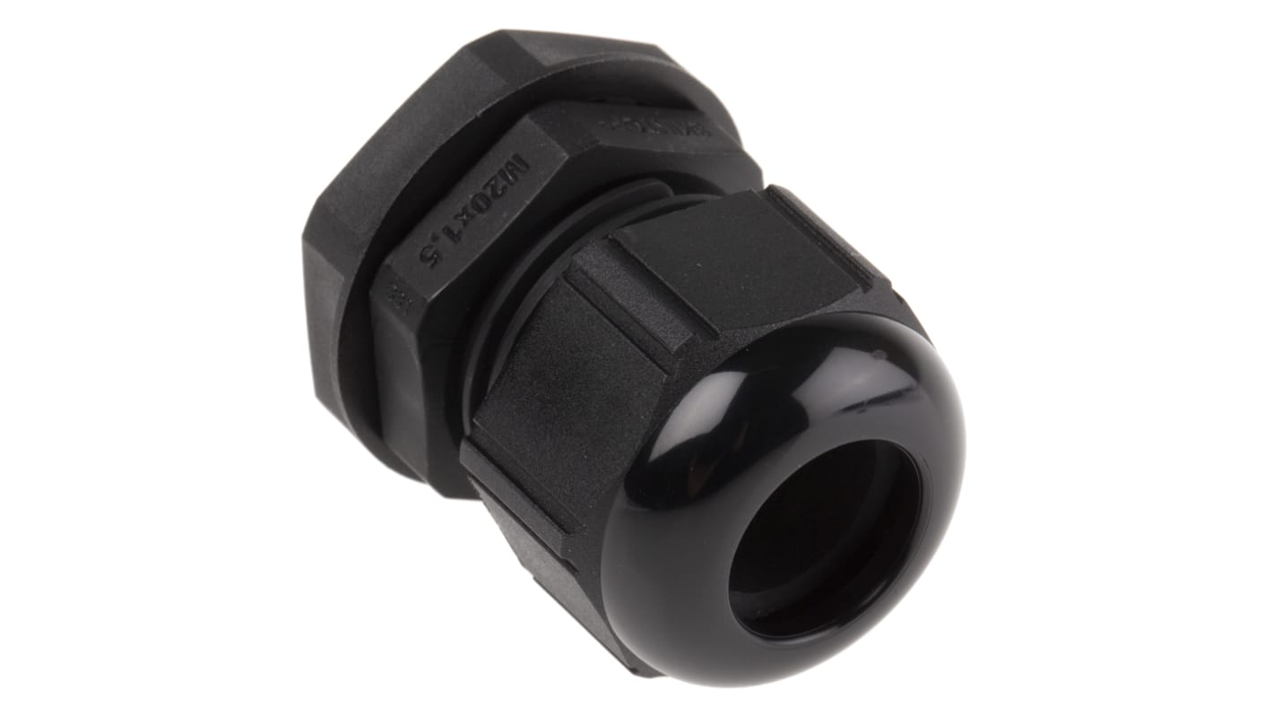 Lapp SKINTOP Series Black Polyamide Cable Gland, M20 Thread, 6mm Min, 13mm Max, IP66, IP68, IP69