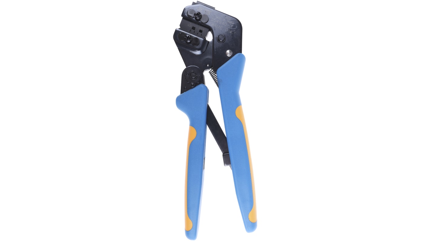 TE Connectivity Pro-Crimper III Ratchet Crimping Tool, Mini-Universal MATE-N-LOK Contacts, Minimum 20AWG, Maximum 16AWG